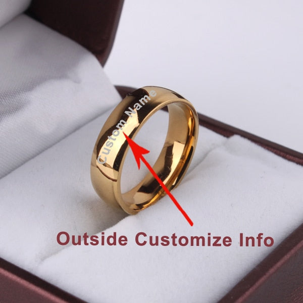 Engagement ring with name shop