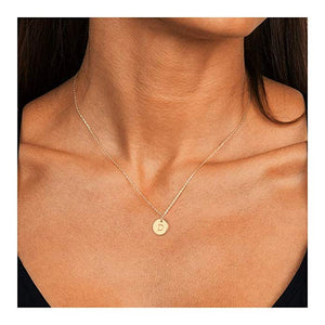 Gold Initial Personalized Necklace