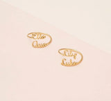 Custom Double Name Ring