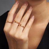 Stackable Custom Name Ring For Women