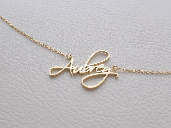 Baby Custom Name Necklace | Link Chain |  Chains Necklaces