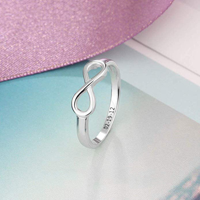 14k Solid Gold Knot Ring Infinity Love Ring Minimalist Designer Anniversary  Ring | eBay