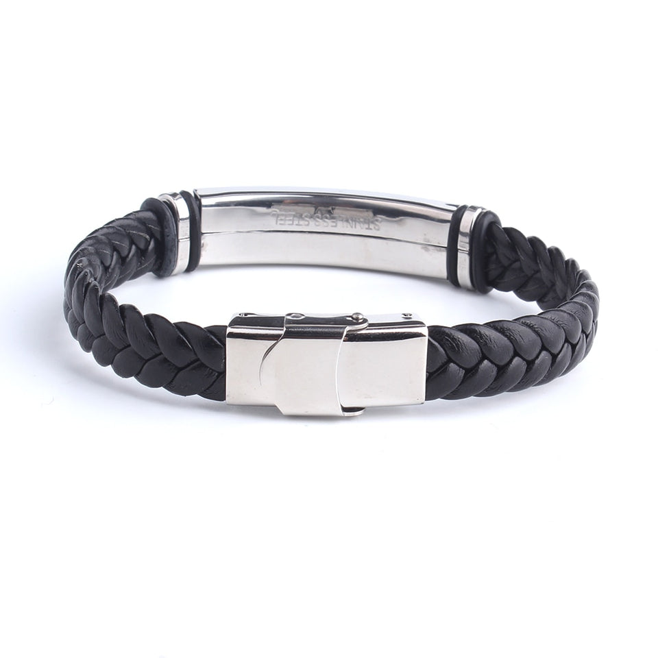 Personalized Leather Bangle & Bracelet