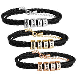 Personalized Braided Rope Strand Bracelets