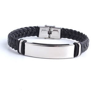 Personalized Leather Bangle & Bracelet