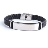 Personalized Leather Bangle & Bracelet