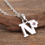 Custom Name Letter Necklace N To Z