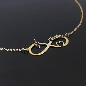 Custom Couple Name Necklace