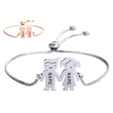 Personalized and Custom Adjustable Baby Boy Girl Name Bracelet