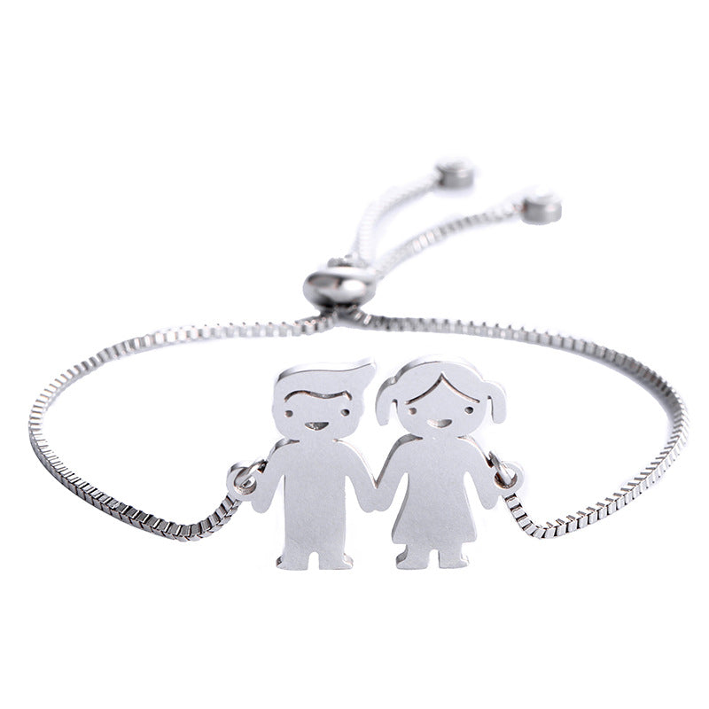 Personalized and Custom Adjustable Baby Boy Girl Name Bracelet